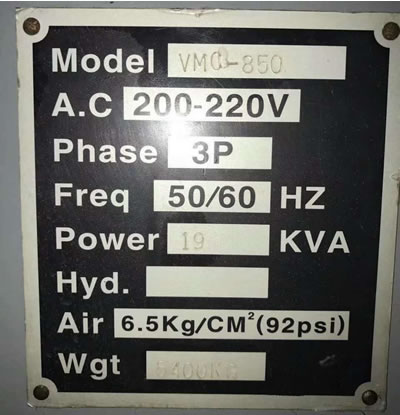 ������ʽ�ӹ����� �_���f(xi��)��VMC-850��ʽ�ӹ�����